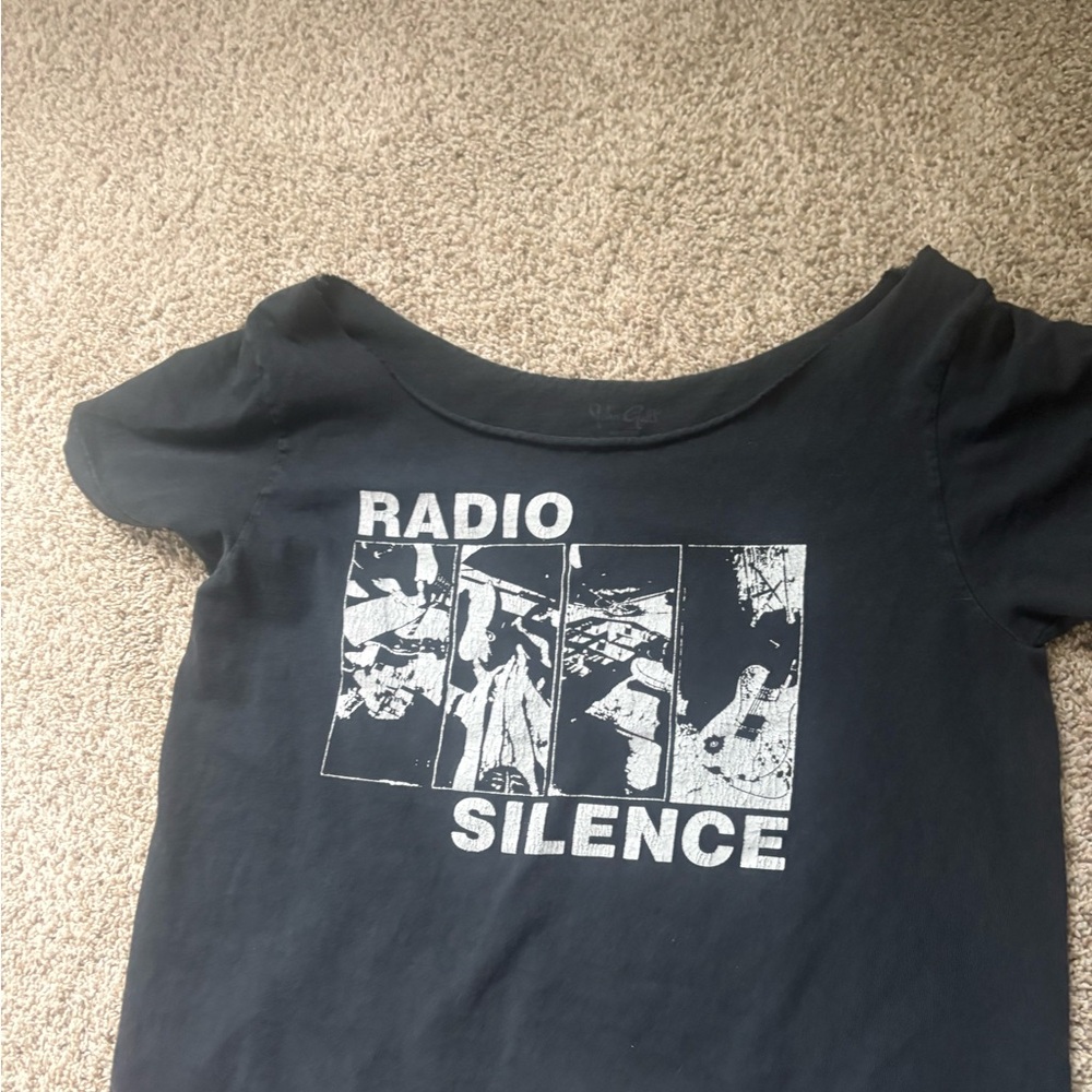 Brandy Melville Black Graphic Tee